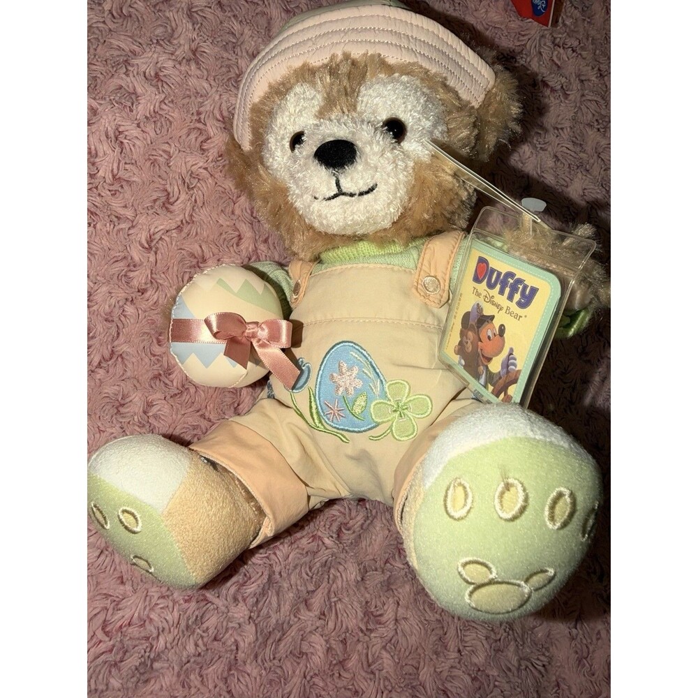 Shanghai Disney 2026 Spring Easter Egg Duffy The Bear Plush Spring NWT Floral